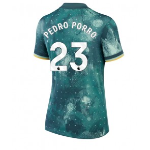 Tottenham Hotspur Pedro Porro #23 Rezervni Dres za Ženska 2024-25 Kratak Rukavima